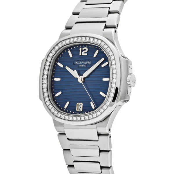 Patek Philippe Nautilus 7118/1200A-001 'Ladies' Blue Dial Diamond Bezel (2024) - Image 2