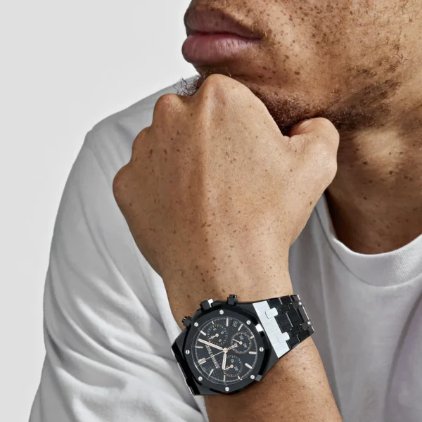 Audemars Piguet Royal Oak 26240CE.OO.1225CE.01 Selfwinding Chronograph '50th Anniversary' Black Ceramic (2022) - Image 2
