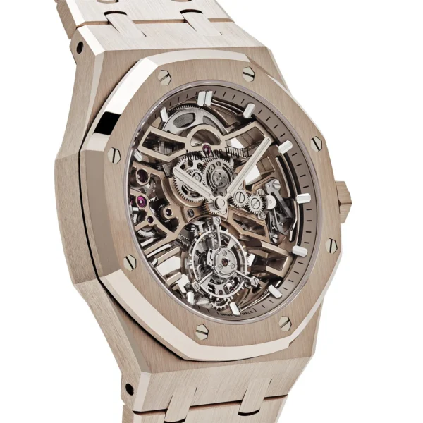 Audemars Piguet Royal Oak 26735SG.OO.1320SG.01 Selfwinding Flying Tourbillon Openworked Sand Gold (2024) - Image 3