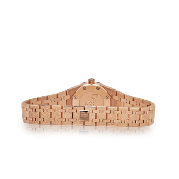 Audemars Piguet Royal Oak 67630OR.GG.1312OR.01 'Mini' Frosted Rose Gold Quartz (2024) - Image 6