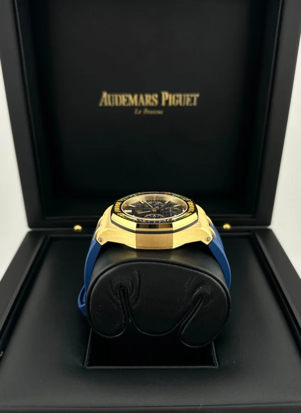 Audemars Piguet Royal Oak Offshore 26236BA.YY.D346CA.01 Yellow Gold Sapphire Dial (2023) - Image 3