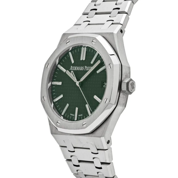 Audemars Piguet Royal Oak Selfwinding 15510ST.OO.1320ST.09 Stainless Steel Green Dial (2023) - Image 4