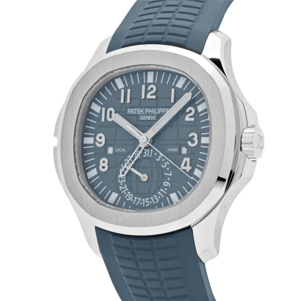 Patek Philippe Aquanaut 5164G-001 'Travel Time' White Gold Blue-Gray Dial (2024) - Image 2