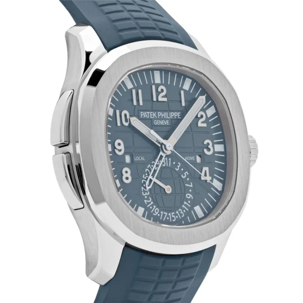 Patek Philippe Aquanaut 5164G-001 'Travel Time' White Gold Blue-Gray Dial (2024) - Image 3