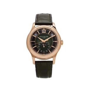 Patek Philippe Complications 5205R-011 Annual Calendar Moon Phases Rose Gold Green Dial (2022)