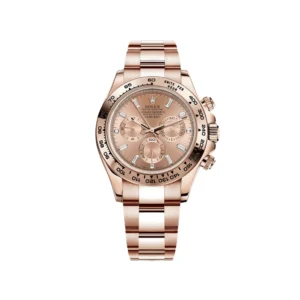 Rolex Daytona 116505 Rose Gold Sundust Diamond Baguette Dial (2024)