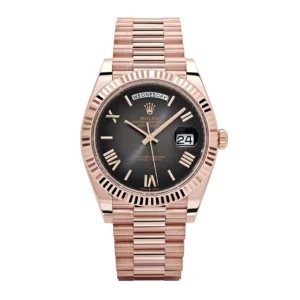 Rolex Day-Date 228235 Rose Gold Slate Ombré Dial