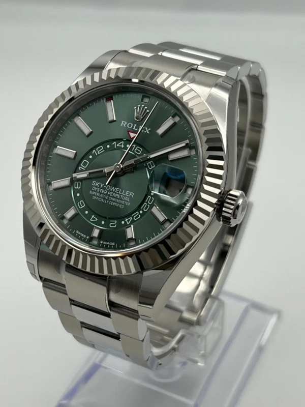 Rolex Sky-Dweller 336934 Stainless Steel Green Dial (2024) - Image 3