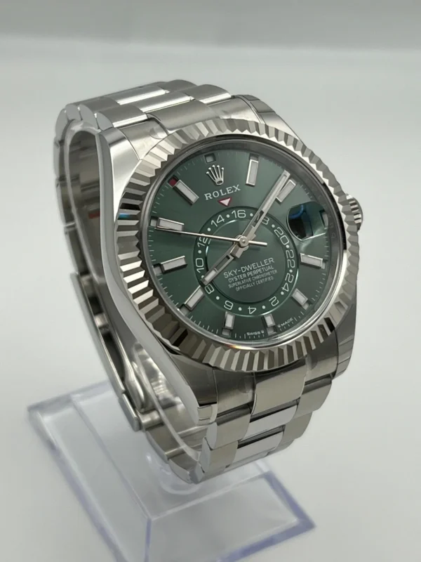 Rolex Sky-Dweller 336934 Stainless Steel Green Dial (2024) - Image 4