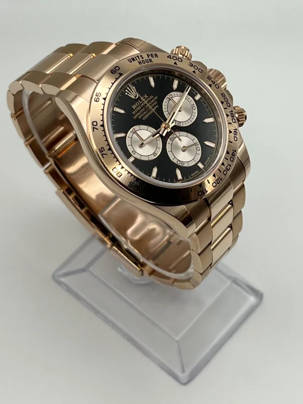 Rolex Daytona Cosmograph 126505 Rose Gold Black Dial (2024) - Image 3