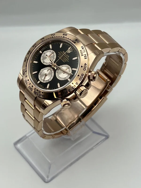 Rolex Daytona Cosmograph 126505 Rose Gold Black Dial (2024) - Image 4