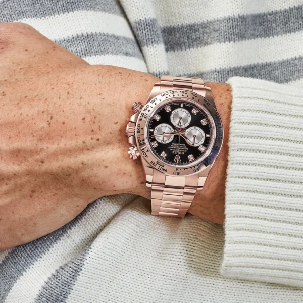 Rolex Daytona Cosmograph 126505 Rose Gold Black Diamond Dial (2024) - Image 2