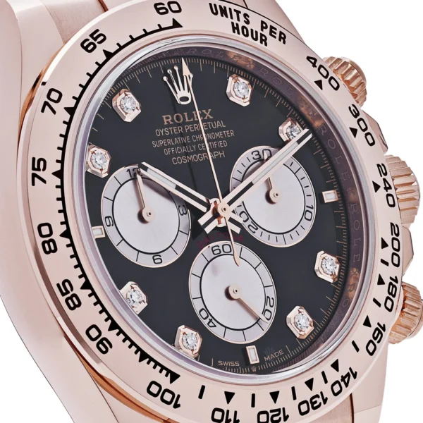 Rolex Daytona Cosmograph 126505 Rose Gold Black Diamond Dial (2024) - Image 4