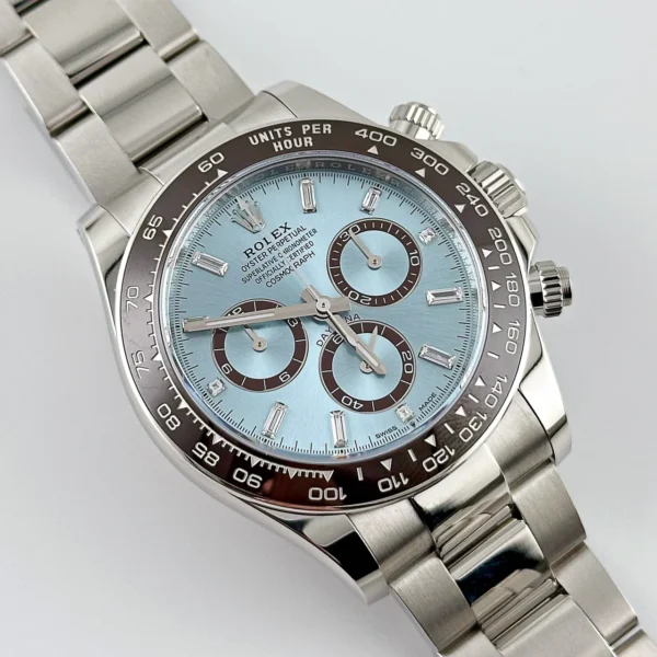 Rolex Daytona 126506 Platinum Ice Blue Baguette Dial (2024) - Image 2