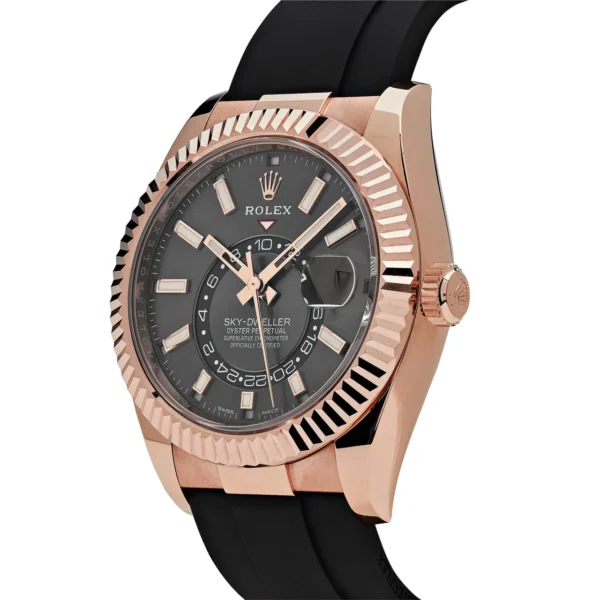 Rolex Sky-Dweller 326235 Rose Gold Rhodium Dial - Image 3