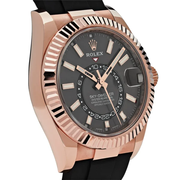 Rolex Sky-Dweller 326235 Rose Gold Rhodium Dial - Image 4