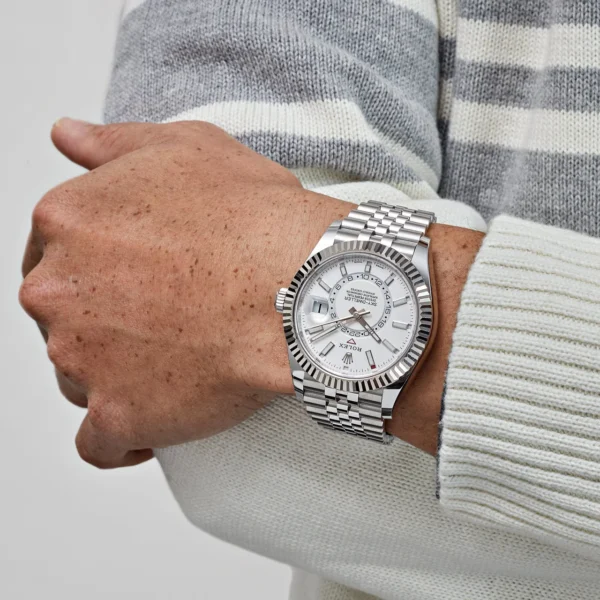 Rolex Sky-Dweller 326934 Stainless Steel White Dial Jubilee - Image 2