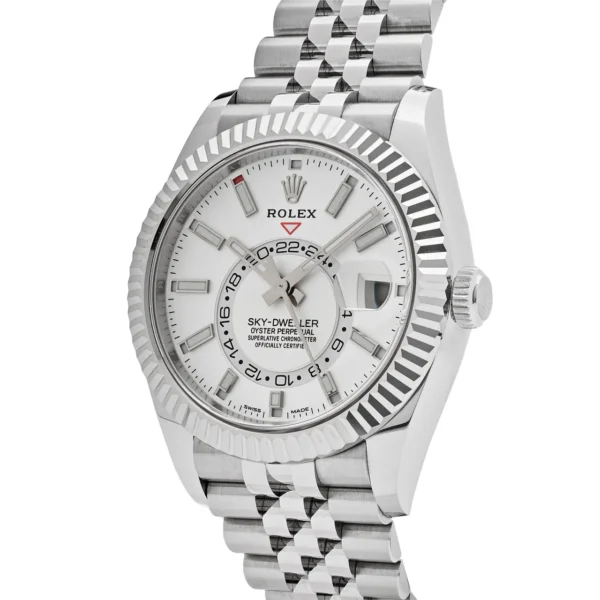 Rolex Sky-Dweller 326934 Stainless Steel White Dial Jubilee - Image 3