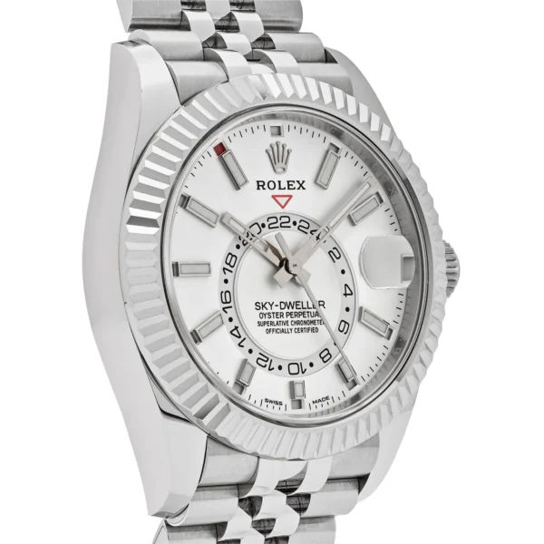 Rolex Sky-Dweller 326934 Stainless Steel White Dial Jubilee - Image 4