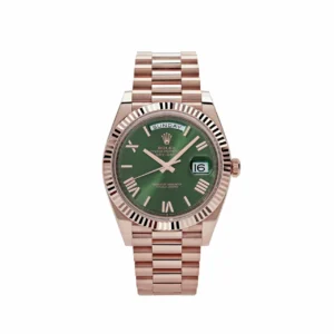 Rolex Day-Date 228235 Rose Gold Olive Green Dial (2023)