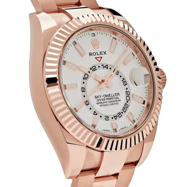 Rolex Sky-Dweller 326935 Rose Gold White Dial - Image 2